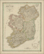 Ireland Map By Carl Ferdinand Weiland