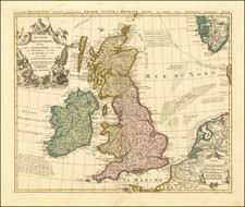 British Isles Map By Reiner & Joshua Ottens