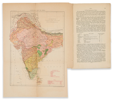 India and Rare Books Map By Church Missionary Society Press