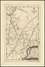 Mid-Atlantic, Pennsylvania, West Virginia, Virginia and Midwest Map By Gentleman's and London Magazine