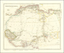 North Africa and West Africa Map By John Arrowsmith