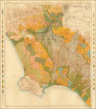 California, Los Angeles and Geological Map By U.S. Department of Agriculture