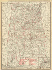 Alabama Map By Rand McNally & Company