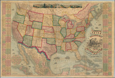 United States Map By Haasis & Lubrecht