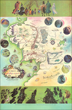 Pictorial Maps and Curiosities Map By Pauline Baynes