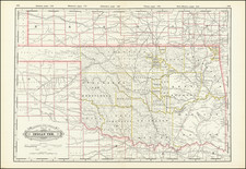 Railroad and County Map of Indian Ter.