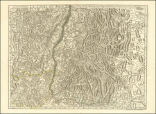 Switzerland and Nord et Nord-Est Map By Guillaume Delisle / Philippe Buache