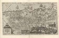 Asia, Middle East and Holy Land Map By Gerard de Jode