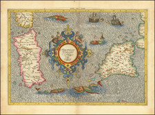 Sardinia and Sicily Map By  Gerard Mercator