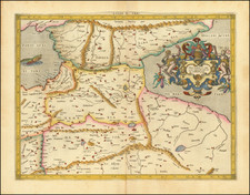 Turkey & Asia Minor and Russia in Asia Map By  Gerard Mercator