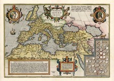 Europe, Europe, Mediterranean, Asia, Turkey & Asia Minor and Balearic Islands Map By Abraham Ortelius