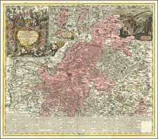 Tabula Geographica Novissima Principalis Episcopatus Bambergensis