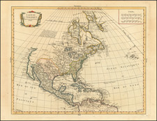 North America Map By Pierre Bourgoin