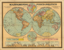 World Map By G.B. Paravia