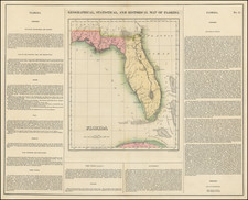 Florida Map By Henry Charles Carey  &  Isaac Lea