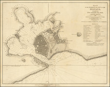 [Havana /  Approved by the Chart Committee of the Admiralty]  Plan of the Harbour and city of the Havana, surveyed by Don Joseph de Rio, Captain in the Spanish Navy. 1798 . . . 1805