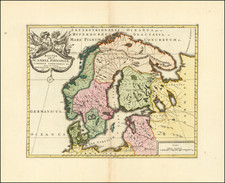 Baltia, quae et Scandia, Finningia, Cimbrica Chersonesus &c. . .  By Pierre Mortier