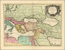 Italy, Turkey, Mediterranean and Turkey & Asia Minor Map By Pierre Mortier