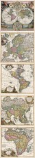 World, World and Curiosities Map By Johann Baptist Homann