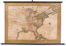 The Travellers Guide A New and Correct Map of the United States, Including Great Portions of Missouri Territory, Upper & Lower Canada, Nova Scotia, New Brunswick, The Floridas, Spanish Provinces &c. . . . 1819