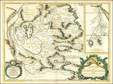 Egypt, North Africa and East Africa Map By Vincenzo Maria Coronelli