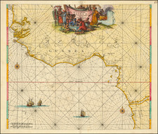 West Africa Map By Frederick De Wit