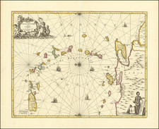 Caribbean and Puerto Rico Map By Jan Jansson