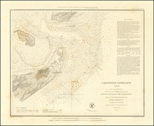 Galveston Entrance Texas From a Trigonometrical Survey Under the Direction of A.D. Bache . . . 1853