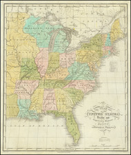 United States Map By David Vance