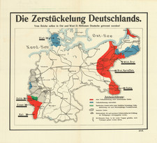 World War II and Germany Map By Paul Rühlmann