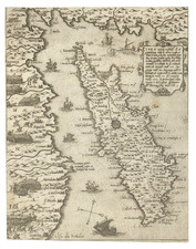 Cyprus Map By Giovanni Francesco Camocio