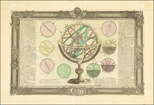 Celestial Maps Map By Jean Baptiste Louis Clouet