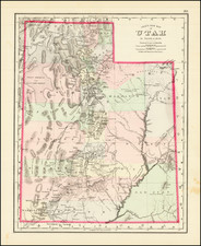 Utah and Utah Map By O.W. Gray