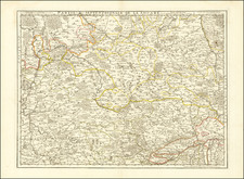 Süddeutschland Map By Philippe Buache