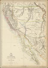 Southwest, Arizona, Colorado, Utah, Nevada, New Mexico, Rocky Mountains, Colorado, Utah, Baja California and California Map By Theodore Ettling / Weekly Dispatch