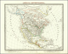 North America Map By Pablo Alabern y Molas