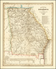 Georgia Map By Joseph Meyer