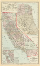 California Map By O.W. Gray & Son