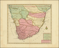 South Africa Map By Isaak Tirion