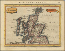 Scotland Map By Jan Jansson