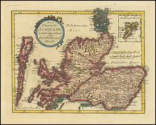 Scotland Map By Franz Johann Joseph von Reilly