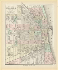 Chicago Map By O.W. Gray