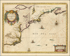 New England, New York State, Mid-Atlantic, Southeast, Virginia, North Carolina and South Carolina Map By Jan Jansson