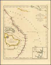 A New and Accurate Map of New South Wales with Norfolk and Lord Howes Islands Port Jackson, &c. from Acutal Surveys. By Robert Wilkinson