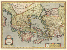 Turkey, Turkey & Asia Minor, Balearic Islands and Greece Map By  Gerard Mercator