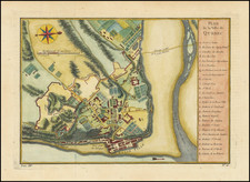 Quebec Map By Jacques Nicolas Bellin