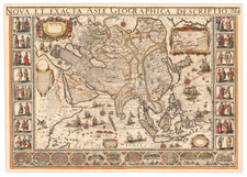 Asia Map By Willem Janszoon Blaeu / Stefano Scolari