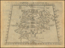 [Spain & Portugal]  Tabula Europae II  By Girolamo Ruscelli