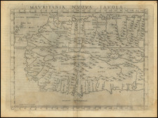 North Africa and West Africa Map By Girolamo Ruscelli