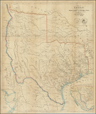 Texas and Southwest Map By John Arrowsmith